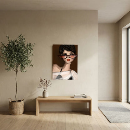 Fine art print Soft smile | Huizedop - collectie 