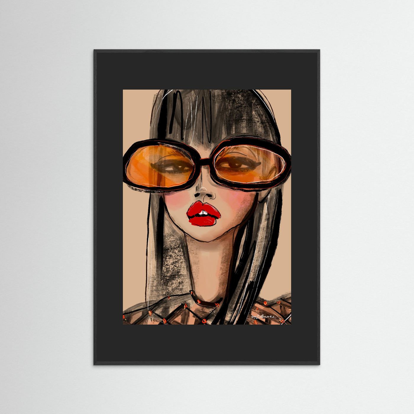 Sunny Orange - Fine art print