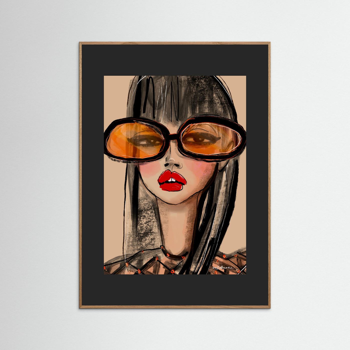 Sunny Orange - Fine art print