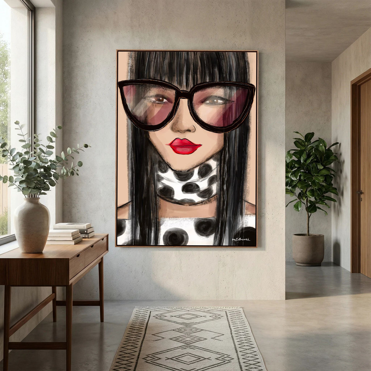 Canvas Coco Glasses | HUIZEDOP collectie
