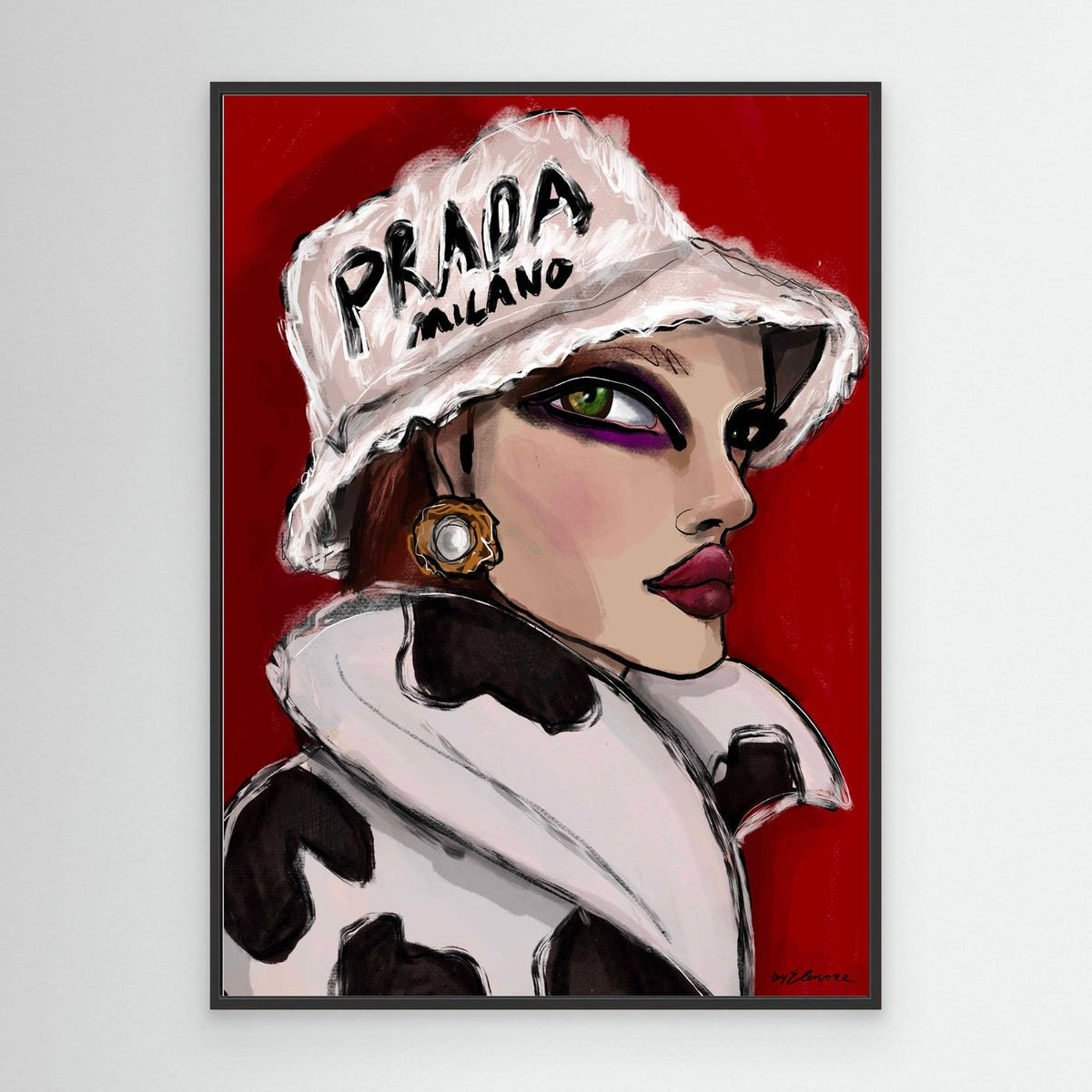 Canvas Prada had
