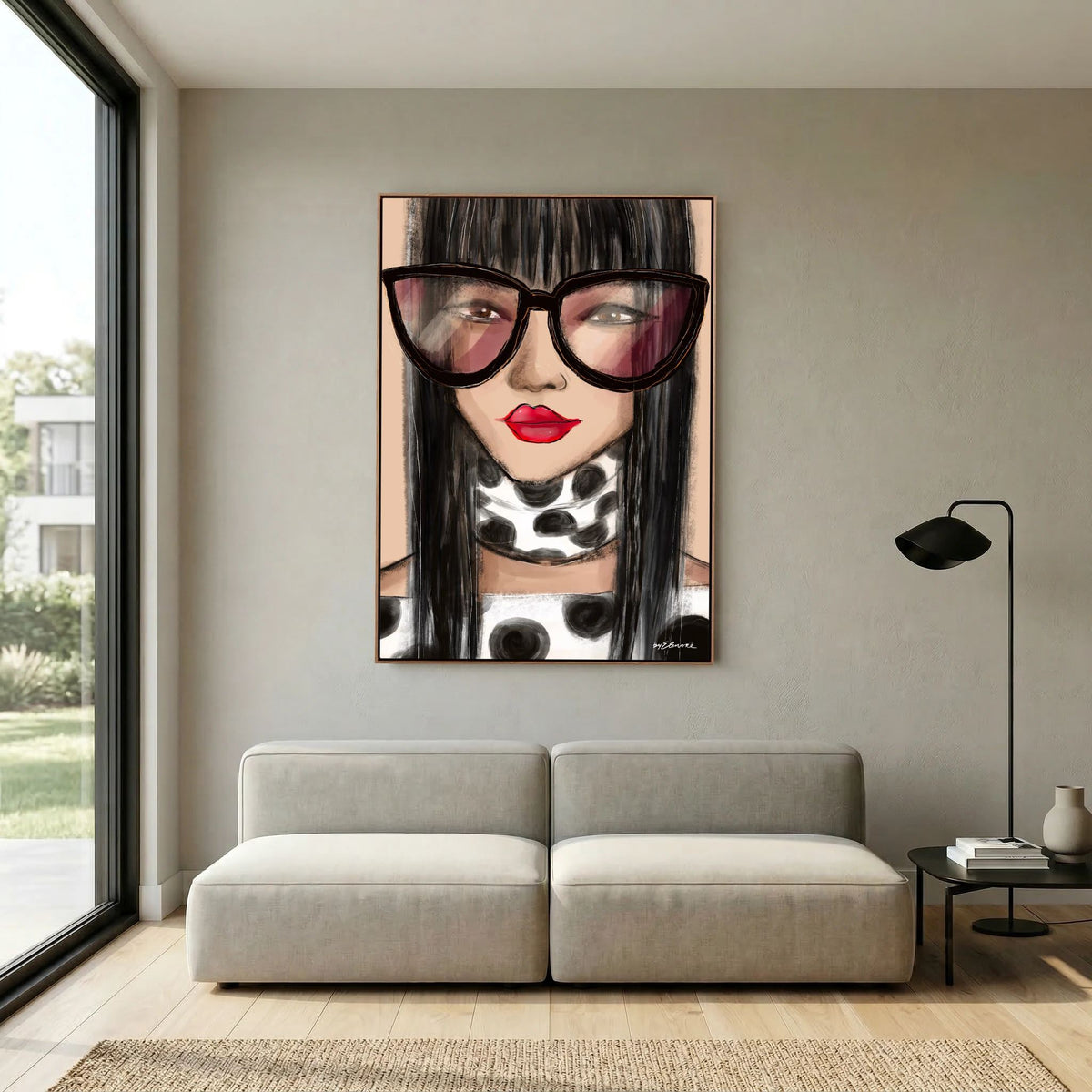 Canvas Coco Glasses | HUIZEDOP collectie