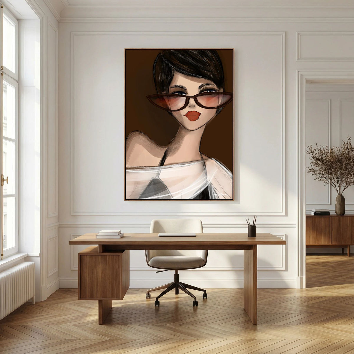 Canvas Soft smile - HUIZEDOP collectie