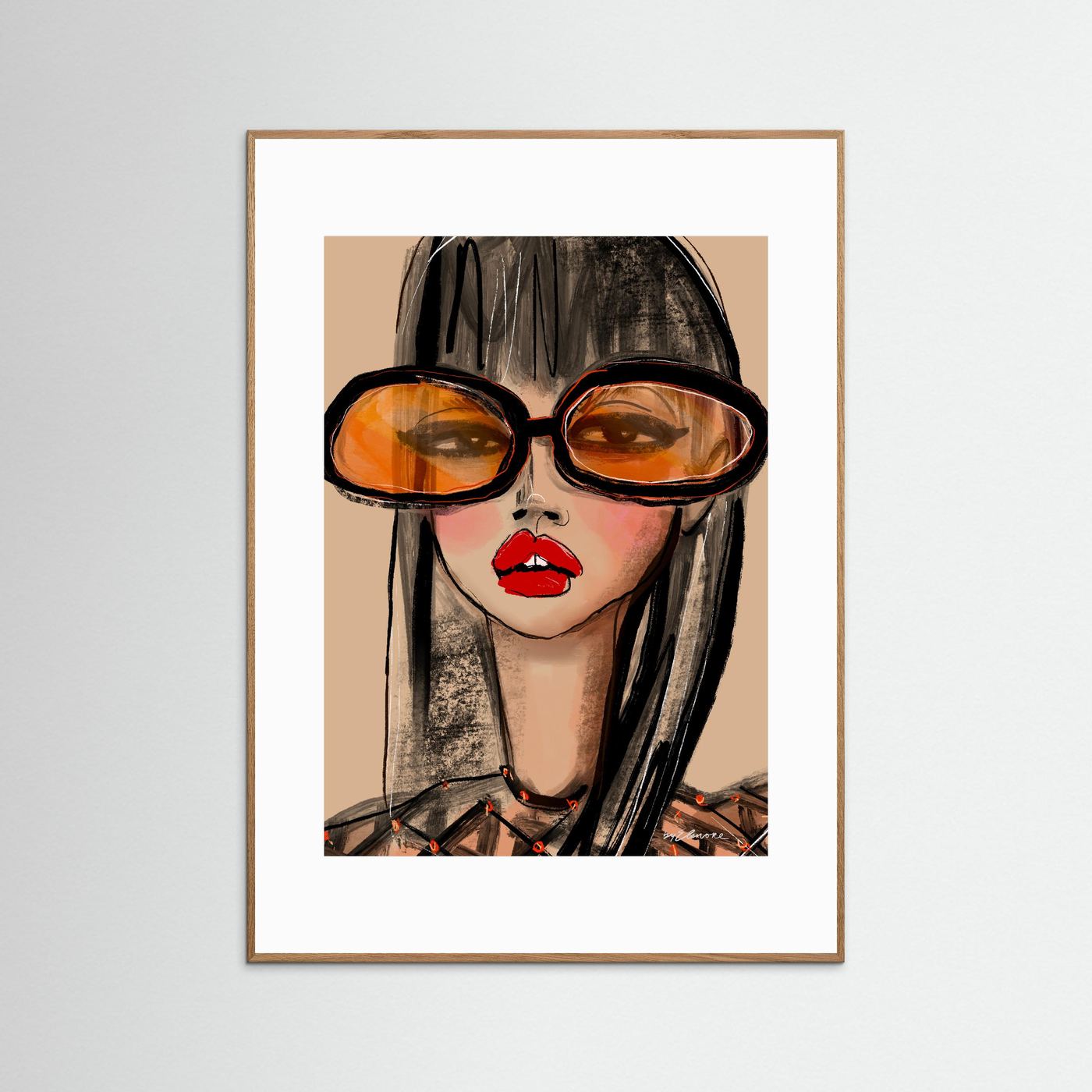 Sunny Orange - Fine art print