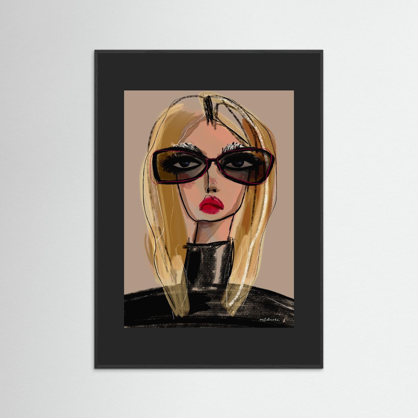 She knows - Fine art print