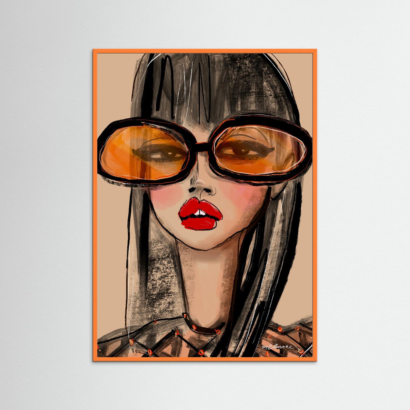Sunny Orange - Fine art print