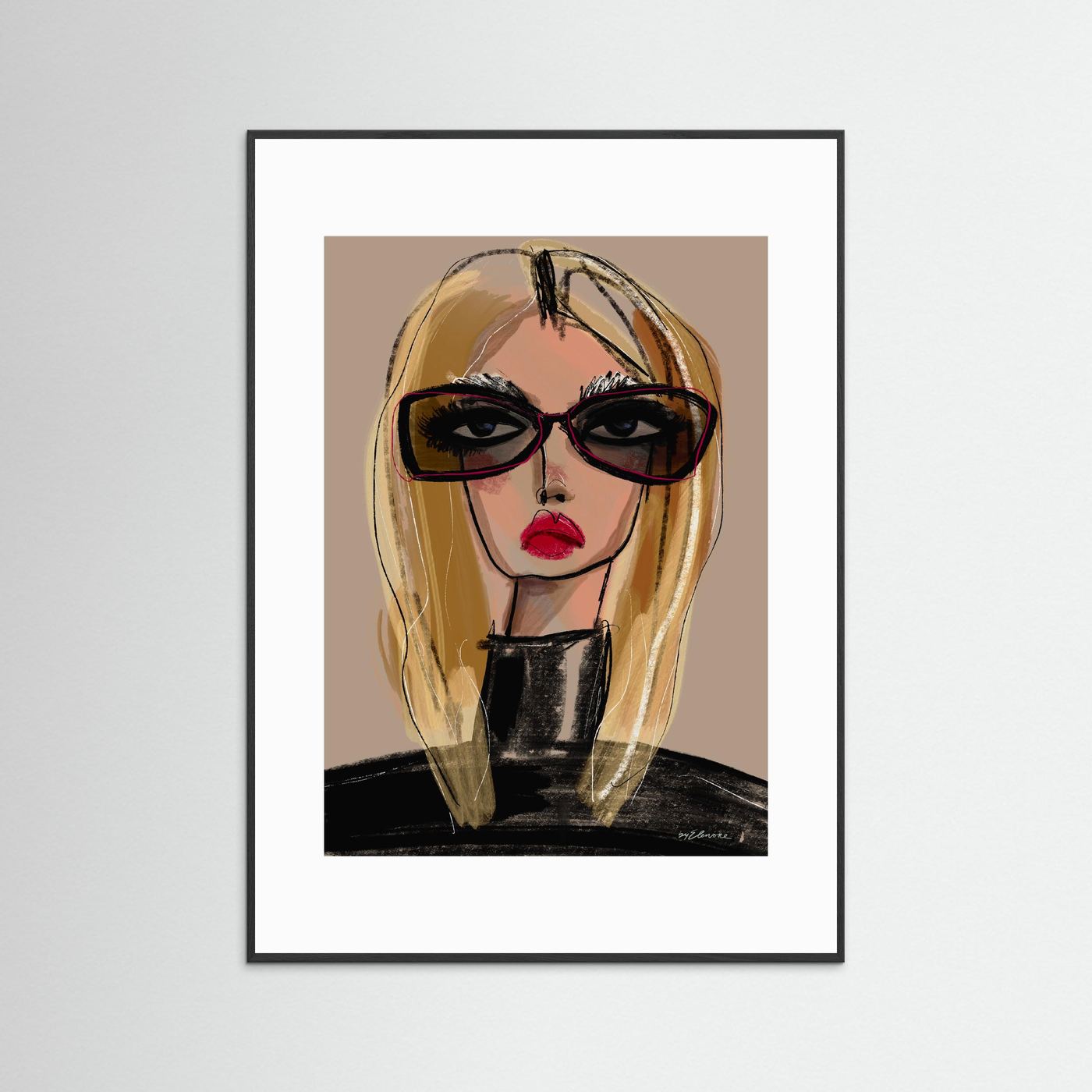She knows - Fine art print